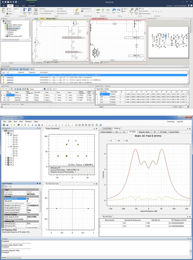 PSCAD simulation plot